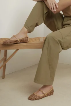 Aerati ballet flat brown