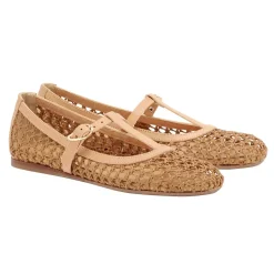 Aerati ballet flat brown