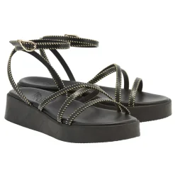 Astriti stitch black platinum