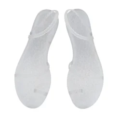 Eleftheria clear silver glitter