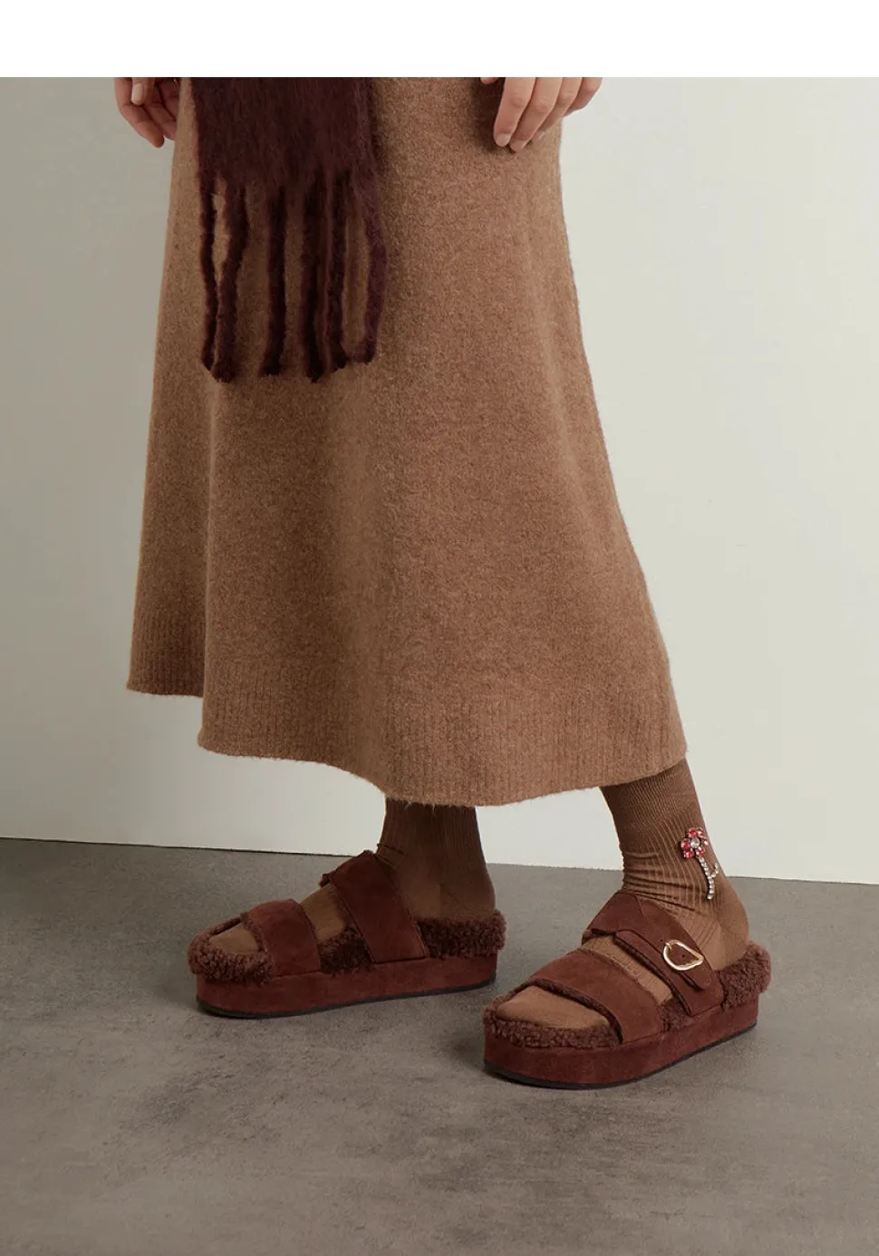 Latria 2flatform all brown