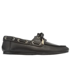 Pliaria boat shoe black