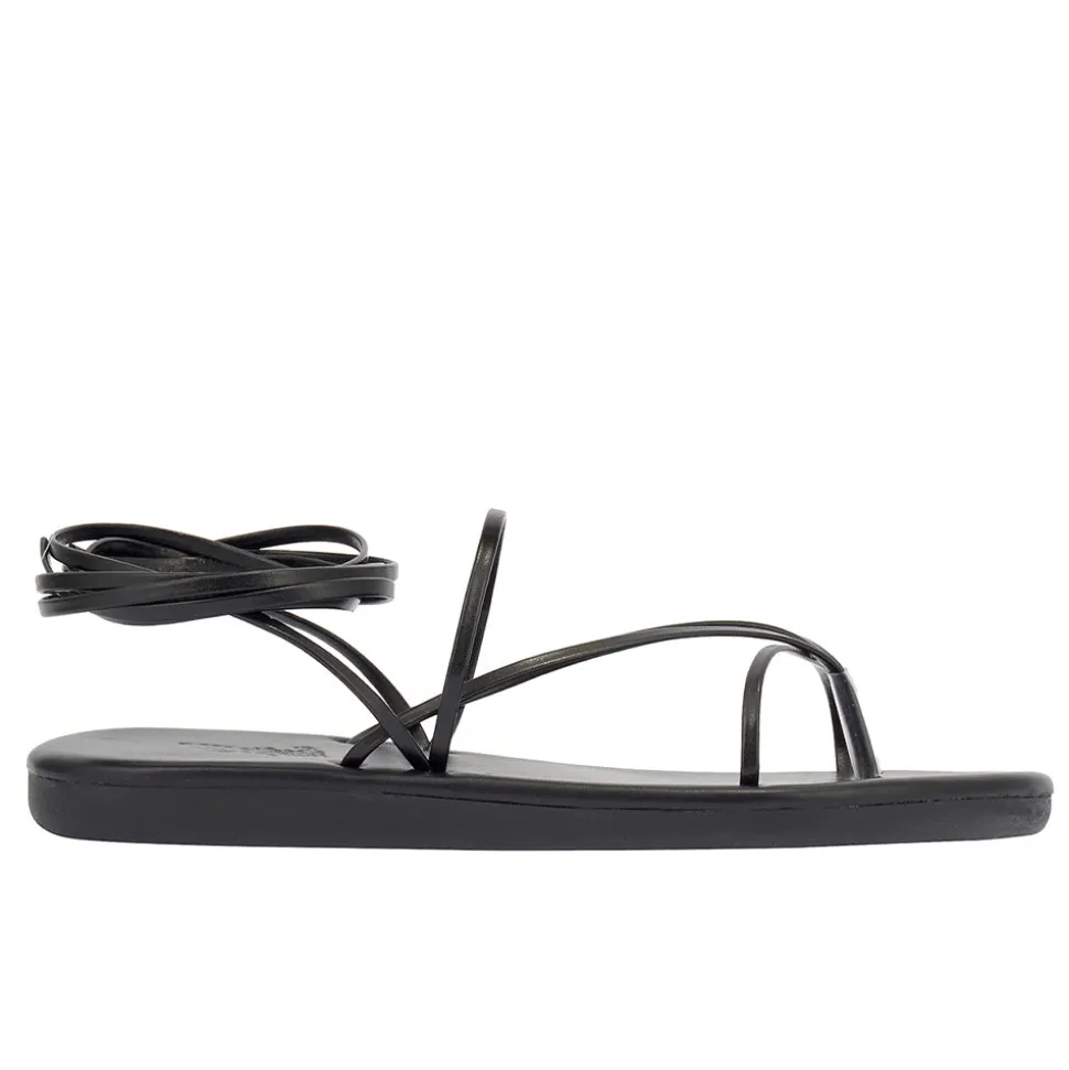 String flip flop black