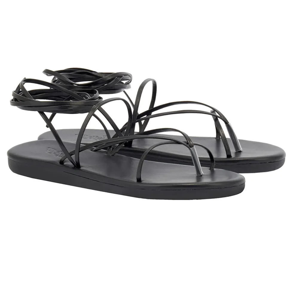 String flip flop black
