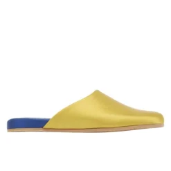 The slipper ochre navy