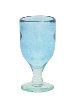 Wine glass light blue