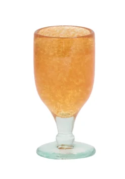 Wine glass light orange